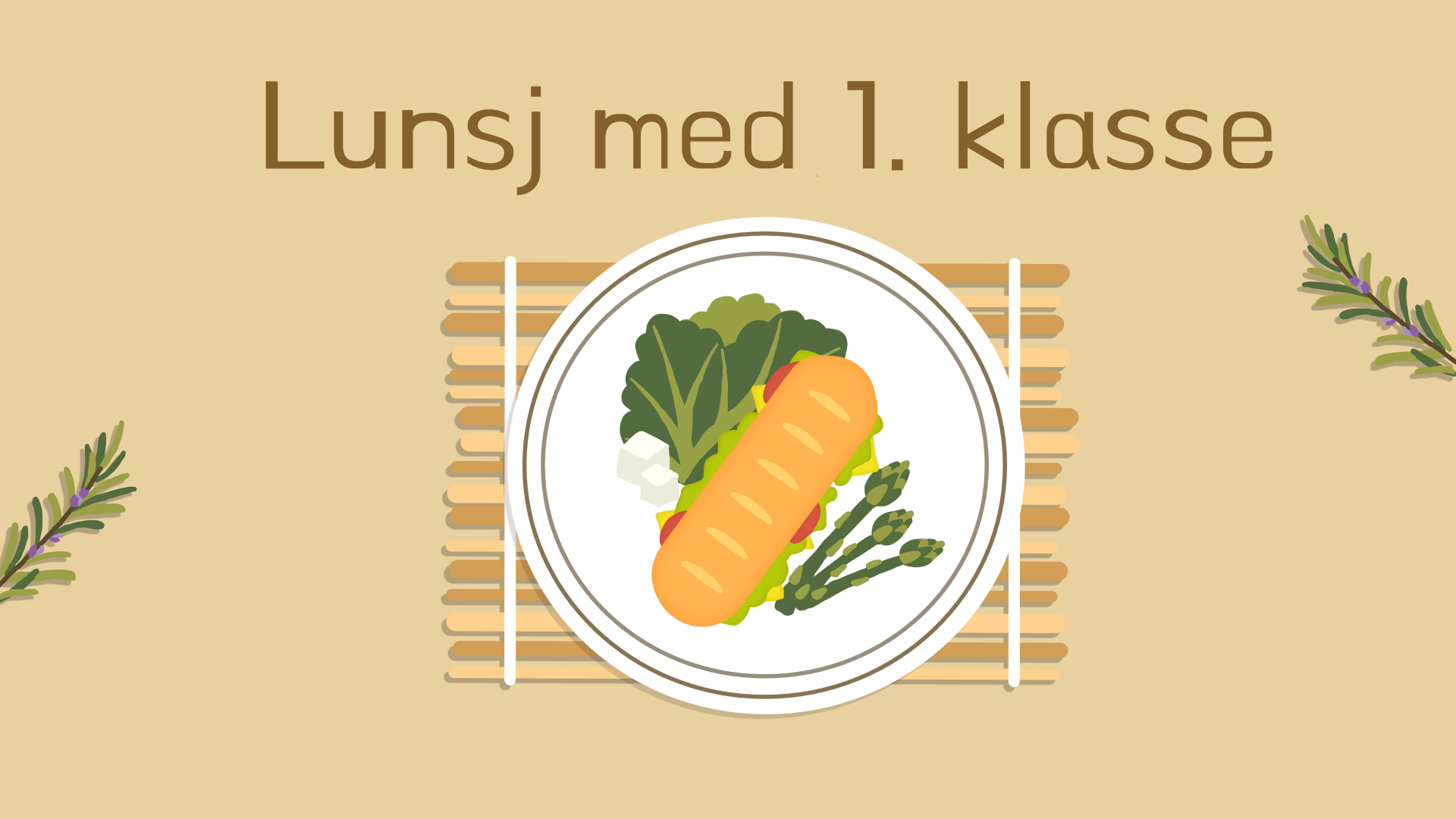 Lunsj for 1. klasse